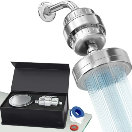 Wasser Clear 20-Stage Premium Filtered Showerhead Set